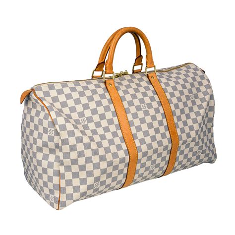 louis vuitton duffle bag off white